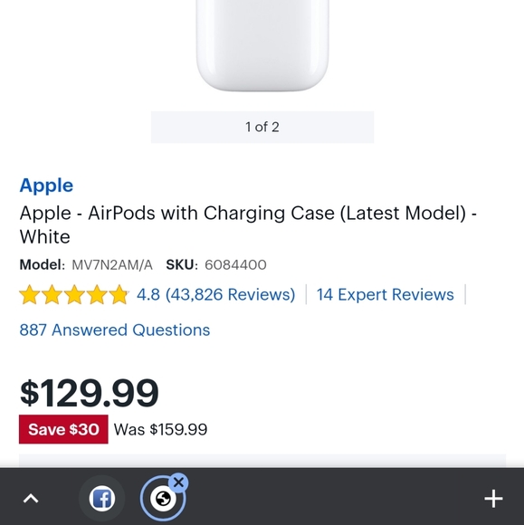 Apple - AirPods with Charging Case (used) - Picture 3 of 4
